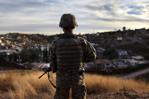 Arizona National Guard Assist U.S. Border Patrol To Monitor Vast Border With Mexico
