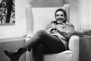 Gabriel Garcia Marquez, the Colombian writer and political activist, in Mexico City in 1976.