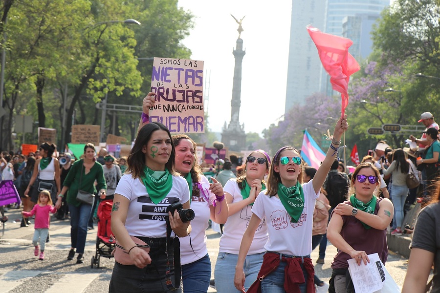 Marchas en todo México por día internacional de la mujer  Rubén