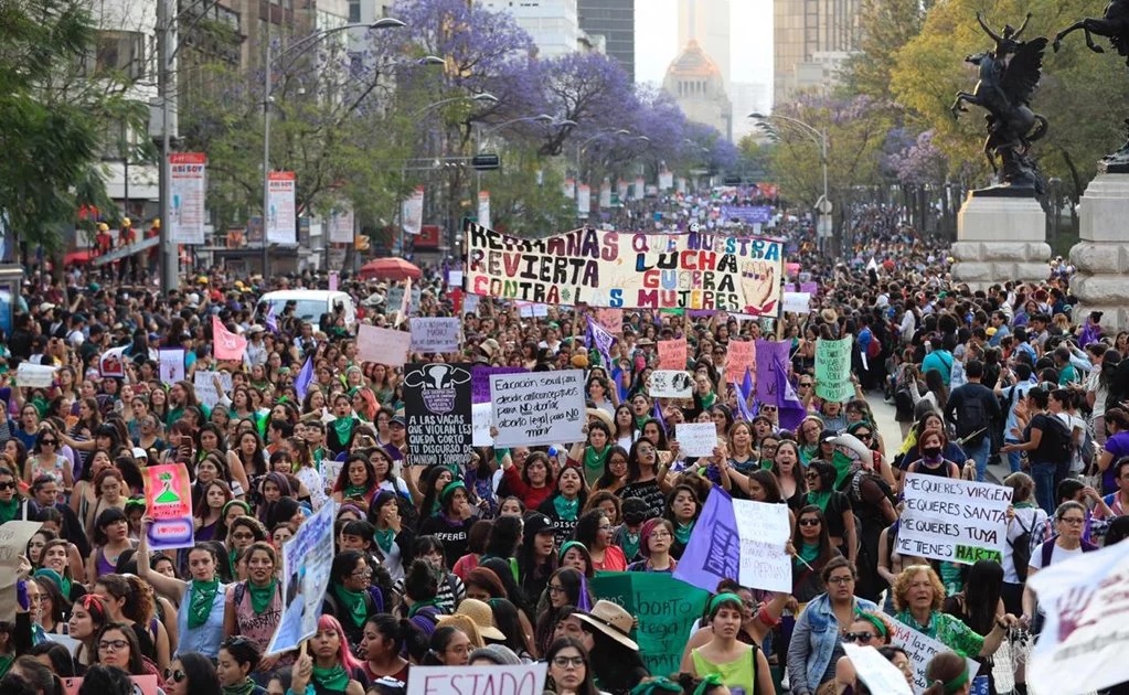 Marchas en todo México por día internacional de la mujer Rubén