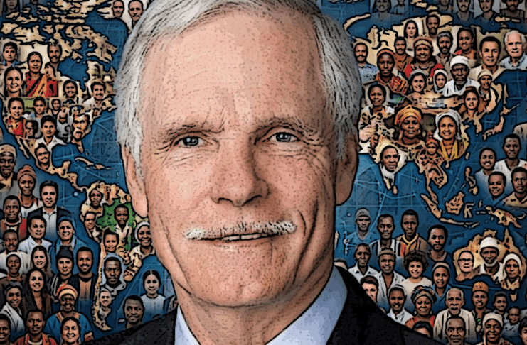 Ted Turner estaba obsesionado con la disminución de la población mundial Proyecto nuevo (15)