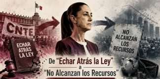 De «Echar Atrás la Ley» a «No Alcanzan los Recursos»: El Giro de Sheinbaum ante la CNTE | Por Rubén Luengas Cnte sheinbaum notatn